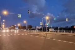 В Московском и Невском районах заработали новый светофоры