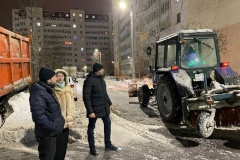 Заместитель главы Василий Сажнов проверил качество уборки территории