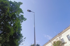 В жилом квартале напротив Соборного сквера в Пушкине впервые появится наружное освещение