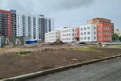 Глава района Виктор Полунин продолжает проверку строящихся социальных объектов в Выборгском районе