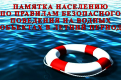 Правила охраны жизни людей на водных объектах в Санкт‑Петербурге