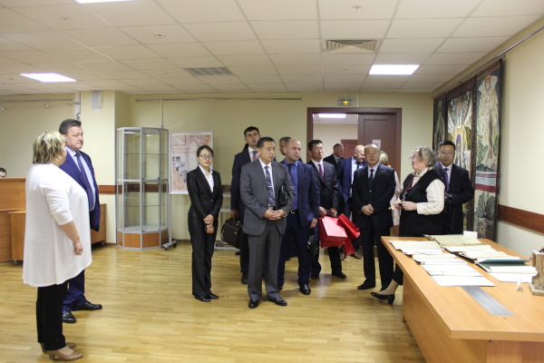 Визит китайских архивистов в Центральный государственный архив