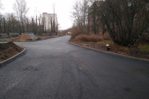 На Яшумовом переулке положили новый асфальт