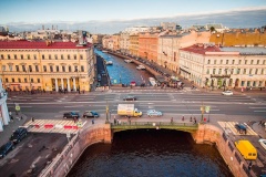 Капремонт Зеленого моста сохранит ограничения движения на Невском проспекте до 14 июля
