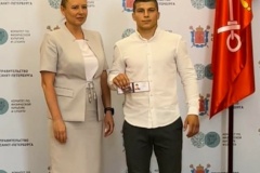 Дзюдоисту Владиславу Хазову вручили удостоверение «Мастер спорта России»