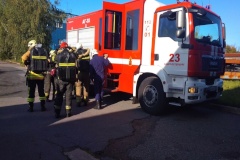 Семь дежурных караулов пожарно-спасательных частей отрабатывали навыки при возгорании электродвигателя