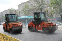 В связи с дорожными работами ограничивается движение транспорта