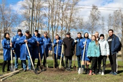 В Кировском районе на улице Морской Пехоты прошла акция «Сад памяти»