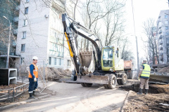 Сразу в трёх кварталах Выборгского района реконструируют почти 3,5 км теплосетей
