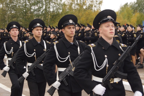 Посвящение в курсанты в  университете морского и речного транспорта имени С.О. Макарова 