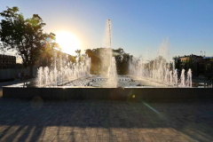 Александр Беглов посетил объекты культуры, городской инфраструктуры, а также общественные пространства, восстанавливаемые петербургскими специалистами в Мариуполе