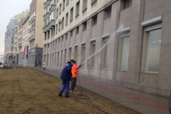 730 фасадов отмыли в период месячника