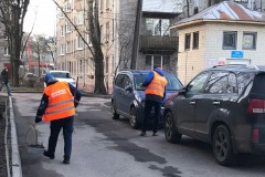 Уборка района идет в штатном режиме