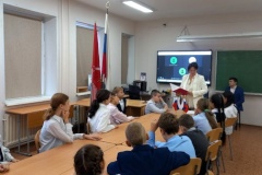 В Кировском районе состоялся телемост школьников из Санкт‑Петербурга и Крыма