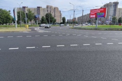 На Российском проспекте завершены работы по обновлению проезжей части
