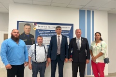 Администрацией Московского района проведено выездное рабочее совещание по вопросу готовности вновь построенного третьего корпуса школы 371 имени Героя Российской Федерации Е.Н.Зиничева
