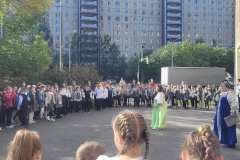 В Рыбацкой библиотеке прошёл традиционный уличный праздник, посвящённый Дню знаний
