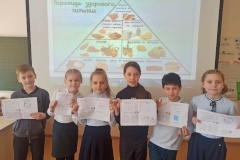 Ученики 436 школы присоединились к месячнику, посвященному вопросам школьного питания