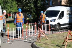 На улице Трефолева прошла противоаварийная тренировка