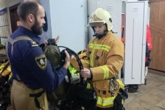 Для посетителей Центра социальной помощи семье и детям Центрального района прошла экскурсия в пожарно-спасательную часть №37