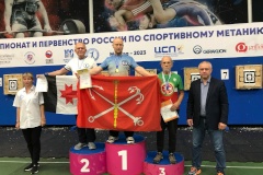 Спортсмены Петербурга – чемпионы России по спортивному метанию ножа