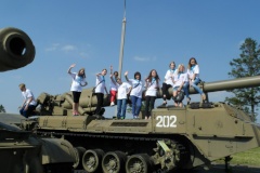 В "поезде памяти" участвовали лучшие их лучших