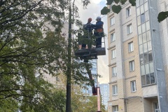 В Приморском районе проложено 13 км самонесущего изолированного провода