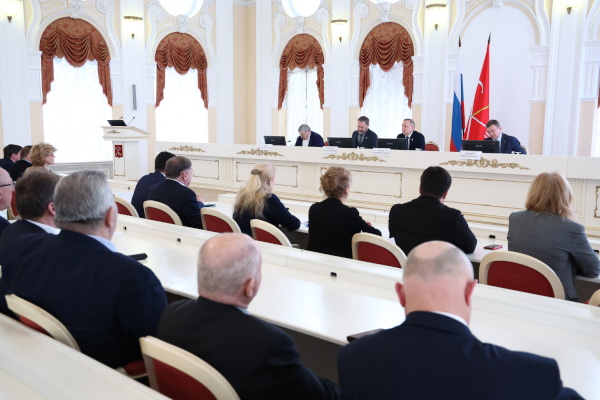 Заседание Промышленного совета при губернаторе Санкт‑Петербурга
