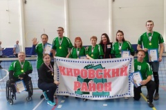 Победа команды Кировского района на масштабных соревнованиях по волейболу сидя!