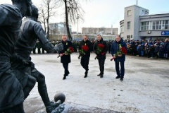 На стадионе «Динамо» почтили память блокадного футбольного матча
