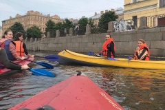 Ребята района совершили экскурсию на байдарках по рекам и каналам