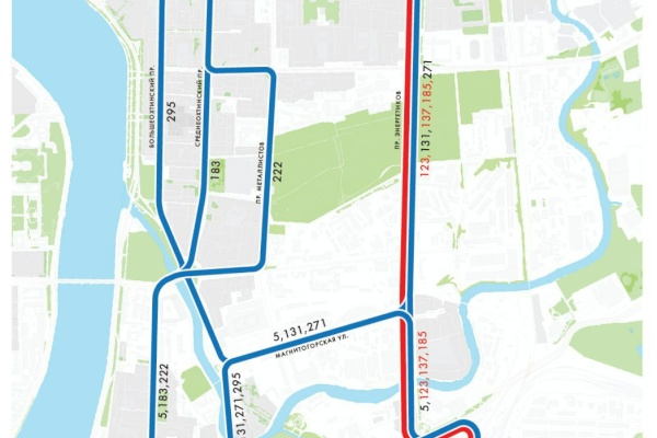 Схемы движения транспорта