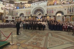 В Кронштадтском Морском Никольском Ставропигиальном соборе состоялся Хоровой собор, приуроченный к 80-летию полного освобождения Ленинграда от фашистской блокады