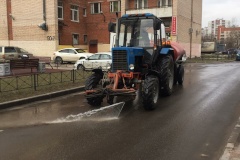 Фрунзенский район принимает водные процедуры после зимы