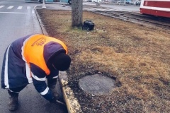 Очистка ливневой системы в Выборгском районе