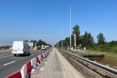 На участке федеральной трассы М-10 в границах Петербурга появятся современные эффективные светильники