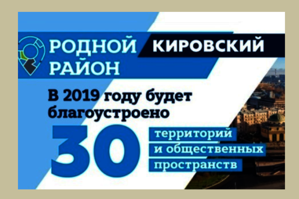 Подведены итоги голосования жителей Кировского района в рамках проекта «Родной район»