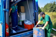 2 тонны опасных отходов вывезли экологи из Красногвардейского района