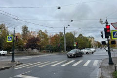 На 4 адресах Василеостровского района запущены в работу модернизированные светофорные объекты