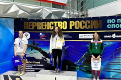 Золотая медаль петербургской спортсменки на первенстве России по подводному спорту