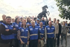 Продолжается совместная работа полиции и народной дружины Невского района для обеспечения общественного правопорядка