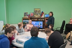 27 мая 2025 года в Центре социальной реабилитации инвалидов и детей-инвалидов Пушкинского района состоялась литературная гостиная «Город замечательных людей»