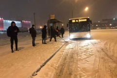 Расчистка улично-дорожной сети во Фрунзенском районе проходила всю ночь