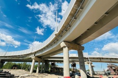 Новая транспортная развязка на Петрозаводском шоссе готова на 71%