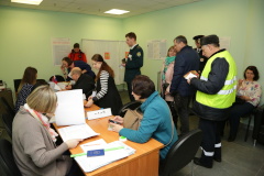 В аэропорту «Пулково» работает участок для голосования