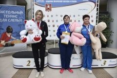 Победа нашей землячки на чемпионате России по настольному теннису (спорт слепых)
