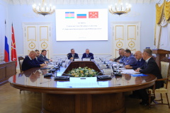 Совещание Александра Беглова и губернатора Краснодарского края Вениамина Кондратьева по вопросам развития рынка газомоторного топлива