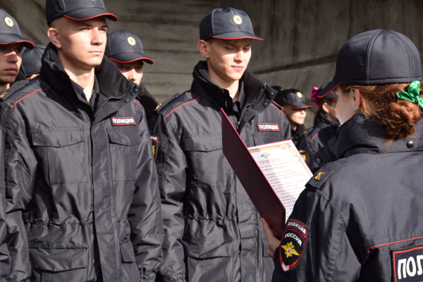 Первокурсники Университета МВД поклялись в верности Отечеству