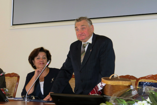 24 сентября - Жанна Воробьёва поздравила Льва Горчакова с юбилеем