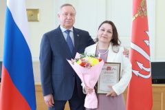 Сотрудник Центра «Аист» из Пушкинского района удостоен премии Правительства Санкт‑Петербурга